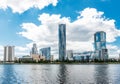 View of quay wharf embankment Yekaterinburg City