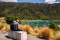 Queen Charlotte Drive, scenic road South Island, New Zealand Royalty Free Stock Photo