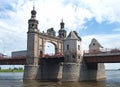 View of the Queen Louise Bridge. Sovetsk, Kaliningrad region Royalty Free Stock Photo