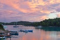 Quiet creek at Porto-Heli, Peloponnese - Greece. Royalty Free Stock Photo