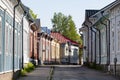 Quiet street at  Rauma, Finland, Europe Royalty Free Stock Photo