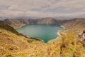 View Of The Quilotoa Lagoon, Ecuador