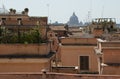 View from Quirinal square to the west, Rome, Italy