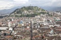 View of Quito capital City of Ecuador Royalty Free Stock Photo