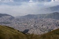 View of Quito, capital city of Ecuador Royalty Free Stock Photo