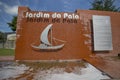 Rabelo boat at Pala Garden, Ribadouro, in BaiÃÂ£o, Portugal