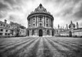 The view of Radcliffe Camera in the center of Radcliffe Square. Oxford University. Oxford. England Royalty Free Stock Photo