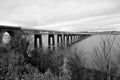 Landmarks of Scotland - Tay Bridge Royalty Free Stock Photo