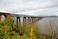 Landmarks of Scotland - Tay Bridge Royalty Free Stock Photo