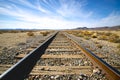 View of Railroad Tracks Royalty Free Stock Photo