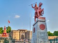  Bajirao Peshwe statue in front of Shaniwarwada,Pune.