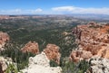 View from Rainbow Point in Bryce Canyon National Park Royalty Free Stock Photo