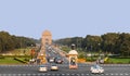 View on Rajpath boulevard to India