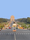 View on Rajpath boulevard to India