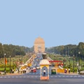 View on Rajpath boulevard to India