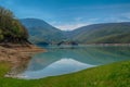 View of Rama lake or Ramsko jezero , Bosnia and Herzegovina Royalty Free Stock Photo