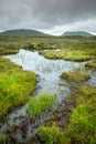 Landscape along the West highland Way in Scotland. Royalty Free Stock Photo