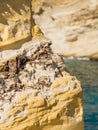 Close up of the Raouche, Pigeons` Rock. In Beirut, Lebanon Royalty Free Stock Photo