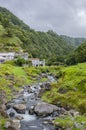 View of the rapids, Faial da Terra, Sao Miguel, Azores, Portugal Royalty Free Stock Photo