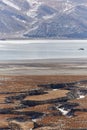 A 2019 View of Yamdrok lake in Tibet, China Royalty Free Stock Photo