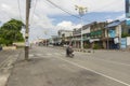 View of Ratsada road in Kantang city, Trang, Thailand