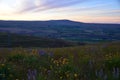 View of Rattlesnake Mountain From the Horse Heaven Hills Royalty Free Stock Photo