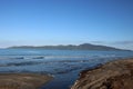 View Raumati Beach to Kapiti Island, New Zealand