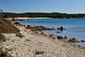 View of Razza di Junco beach, Costa Smeralda Royalty Free Stock Photo