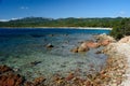 View of Razza di Junco beach, Costa Smeralda Royalty Free Stock Photo
