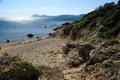 View of Razza di Junco beach, Costa Smeralda Royalty Free Stock Photo