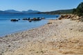 View of Razza di Junco beach, Costa Smeralda