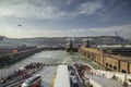 Departure of crossing Ferry in Dover Port