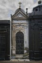 A view of Recoleta Cemetery Royalty Free Stock Photo