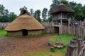 View of a reconstructed early medieval ringfort in the Irish National heritage Park