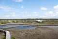 A view of the recreation center and boardwalk at Big Lagoon State Park in Pensacola, Floridaa