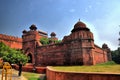 View of the Red Fort in Delhi (India)