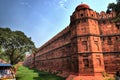 View of the Red Fort in Delhi (India)