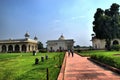 View of the Red Fort in Delhi (India).