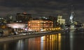 View of the Red October from the Patriarshy bridge Royalty Free Stock Photo