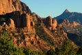 View of red rocks and landscape in Zions National Park (II)