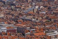 View on red roofs of buildings in Marseille Royalty Free Stock Photo