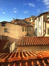 View of red roofs in Florence Royalty Free Stock Photo