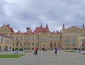 Rybinsk state museum in the old building of Grain exchange on Red Square. Yaroslavl region, Russia.