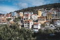 View of the Redondela town, Pontevedra, Galicia, northwestern Spain. Royalty Free Stock Photo