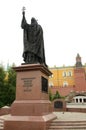 Patriach Statue in Gardens - Alexander gardens, Moscow Royalty Free Stock Photo