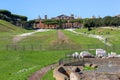 View of the remains of the Circus Maximus Circo Massimo, Rome, Italy