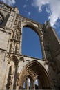 A view of the remains of Crowland Abbey, Lincolnshire, United Kingdom - 27th April 2013 Royalty Free Stock Photo