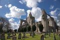 A view of the remains of Crowland Abbey, Lincolnshire, United Kingdom - 27th April 2013 Royalty Free Stock Photo
