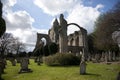 A view of the remains of Crowland Abbey, Lincolnshire, United Kingdom - 27th April 2013 Royalty Free Stock Photo