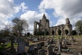 A view of the remains of Crowland Abbey, Lincolnshire, United Kingdom - 27th April 2013 Royalty Free Stock Photo